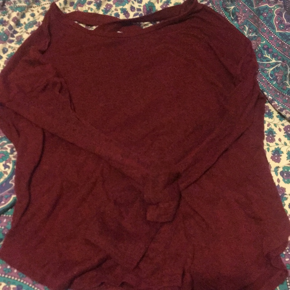 Maroon long sleeve